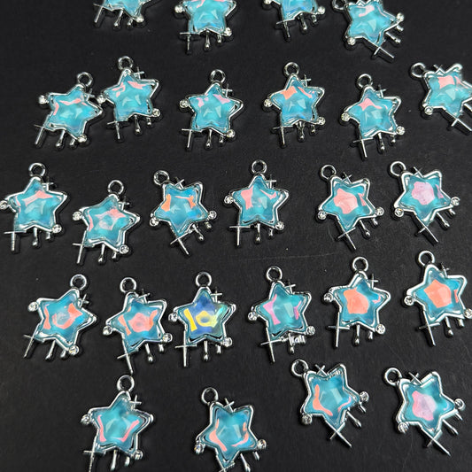 Star Pendant 17.5*16mm Alloy Accessories ACJF140-144
