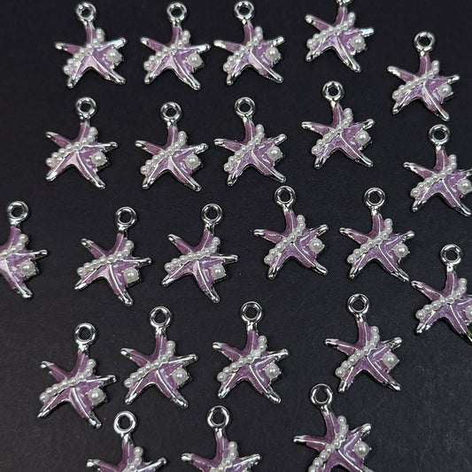 Starfish Pendant 15*15mm Alloy Accessories ACJF165-168