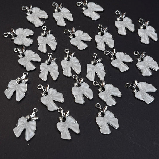 Bow Tie Pendant/Charm 13*17mm Alloy Accessories