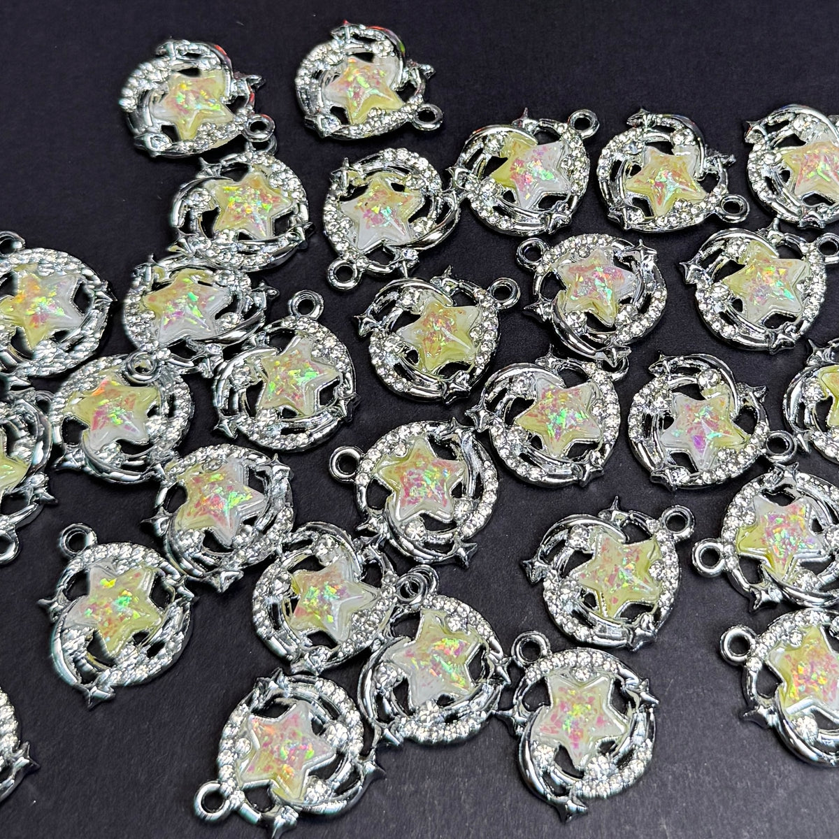 Star Pendant/Charm 16mm Alloy Accessories