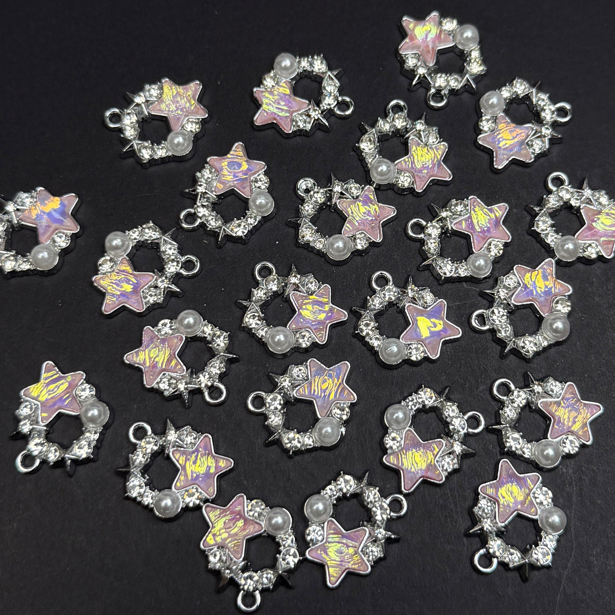 Star Pendant 15*14.5mm Alloy Accessories ACJF109-110