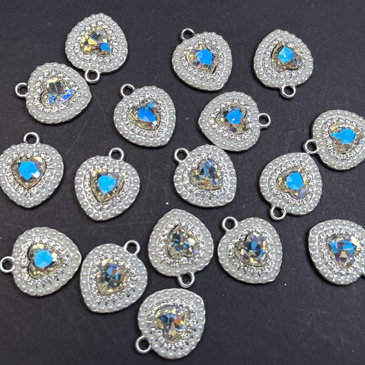 Heart Pendant/Charm 17mm Alloy Accessories