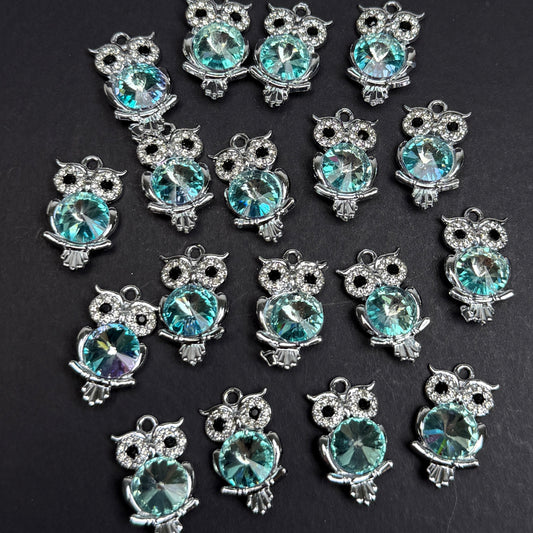 Owl Pendant/Charm 14*22mm Alloy Accessories