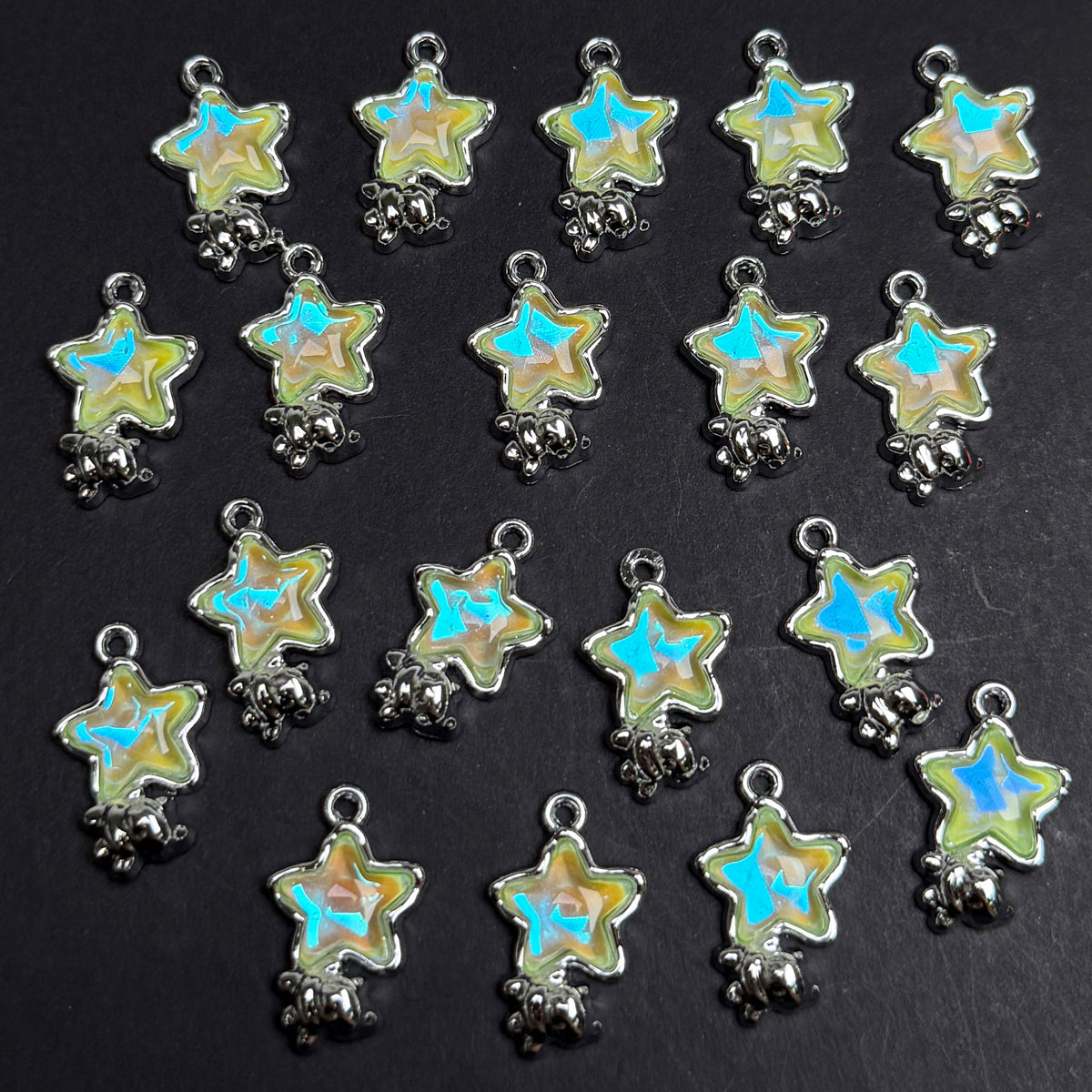Star Pendant 13.5*18mm Alloy Accessories ACJF129