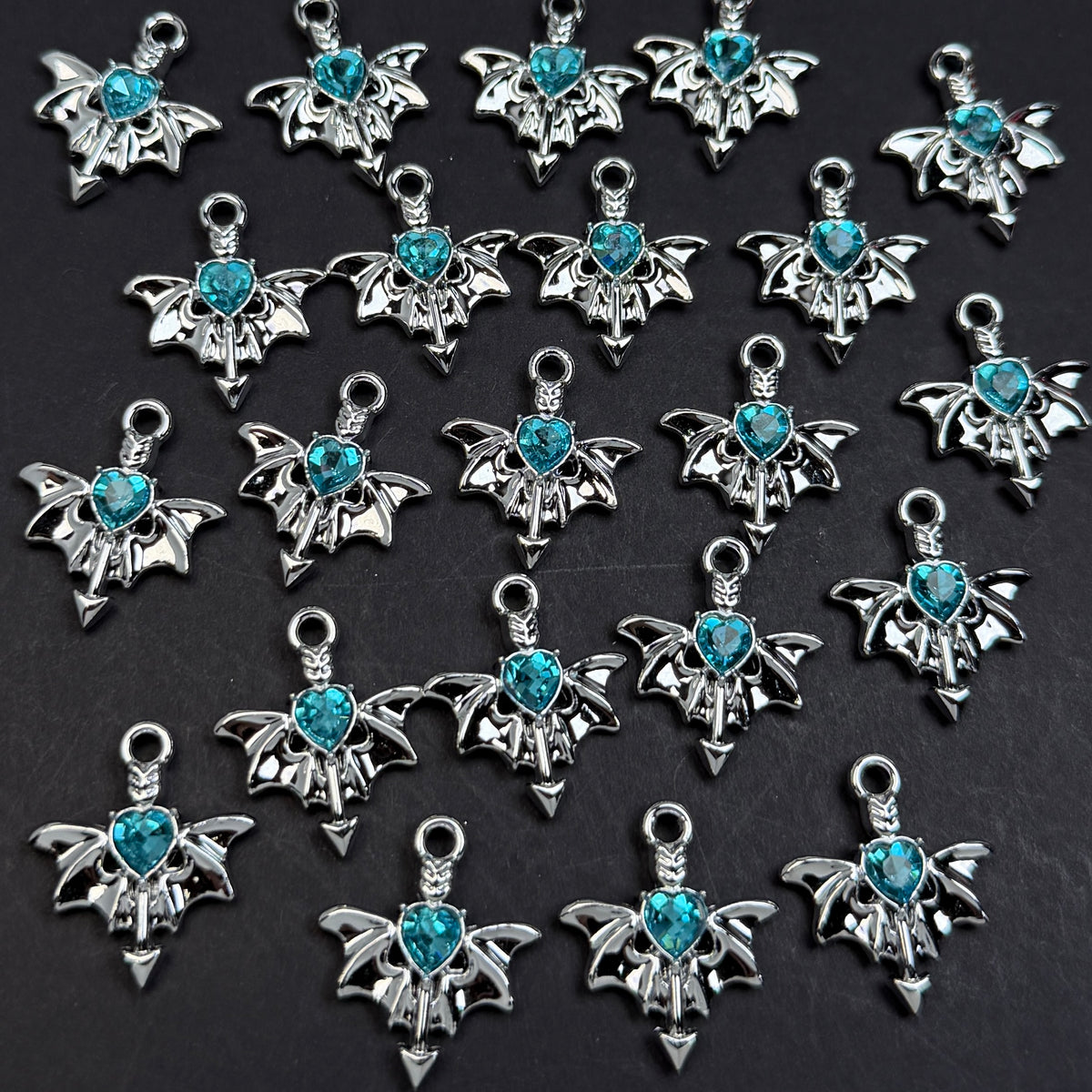 Heart Arrow Pendant/Charm 20*19.5mm Alloy Accessories ACJF67