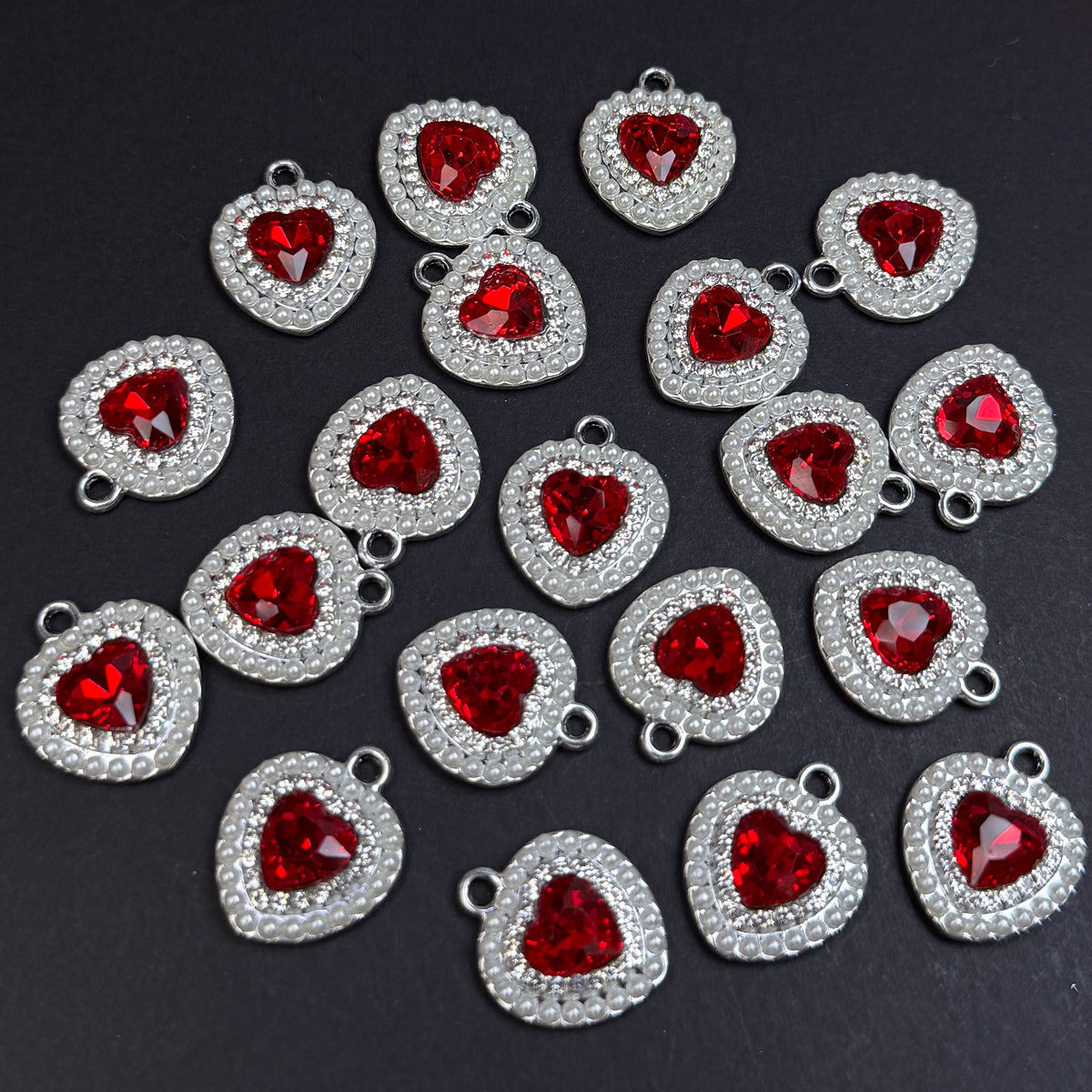 Heart Pendant/Charm 17mm Alloy Accessories