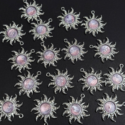 Sun Pendant 22mm Alloy Accessories ACJF151-153