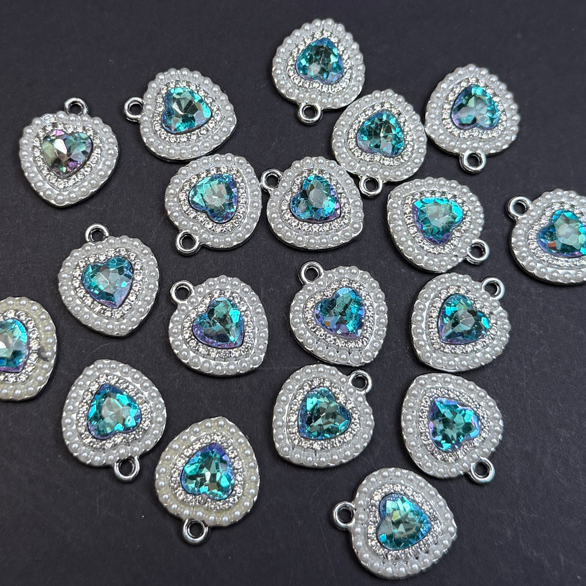 Heart Pendant/Charm 17mm Alloy Accessories