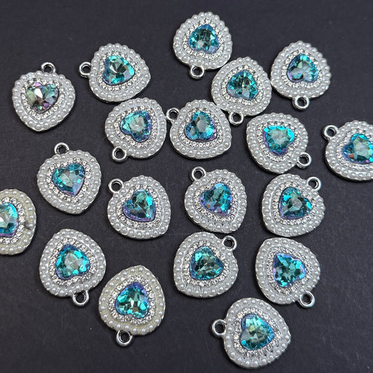 Heart Pendant/Charm 17mm Alloy Accessories