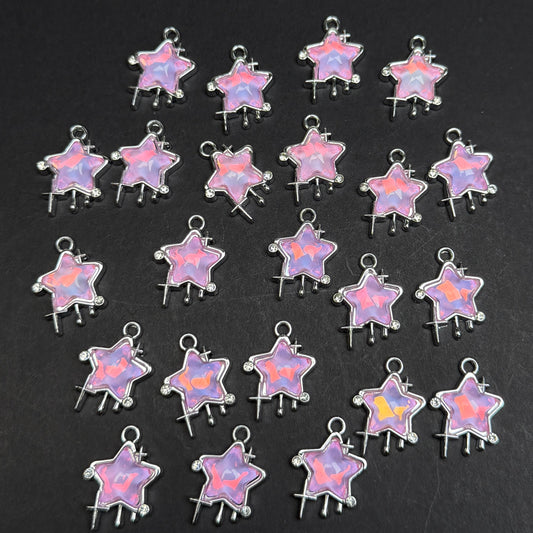 Star Pendant 17.5*16mm Alloy Accessories ACJF140-144