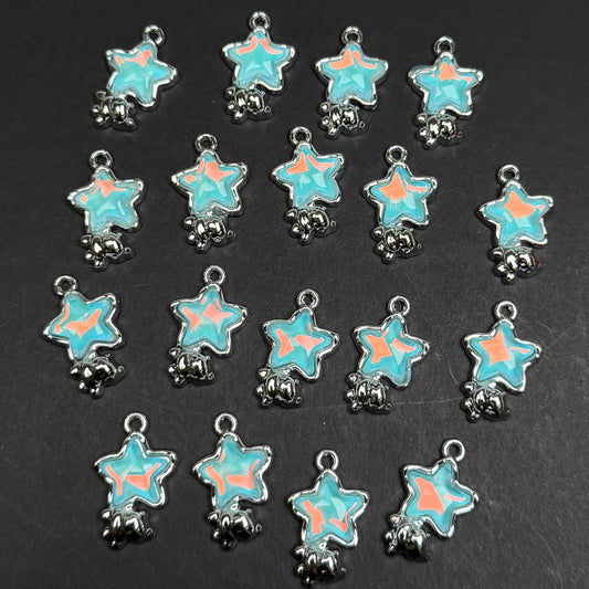 Star Pendant 13.5*18mm Alloy Accessories ACJF131-133