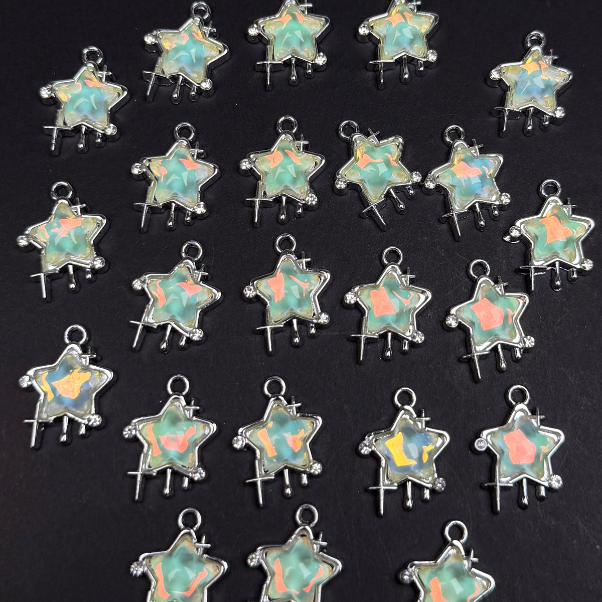 Star Pendant 17.5*16mm Alloy Accessories ACJF140-144