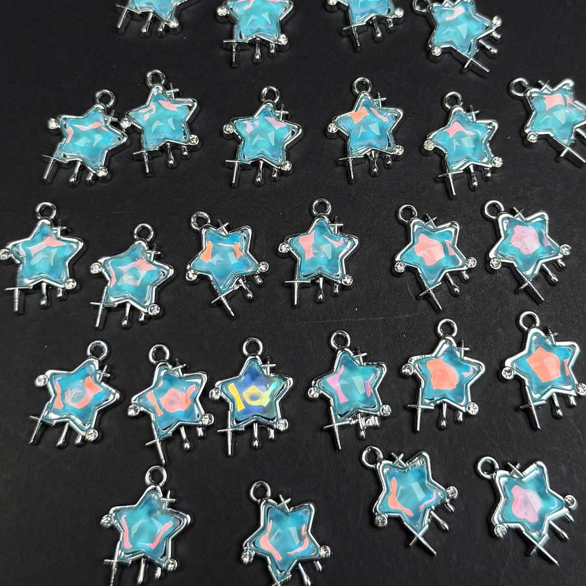 Star Pendant 17.5*16mm Alloy Accessories ACJF140-144