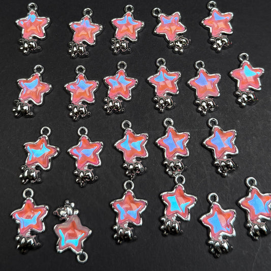 Star Pendant 13.5*18mm Alloy Accessories ACJF131-133