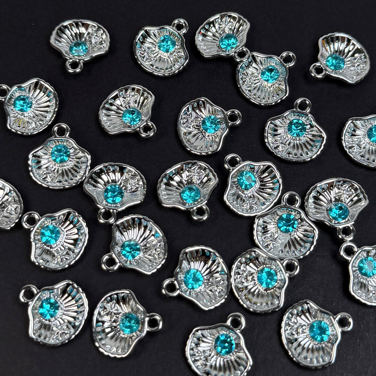 Shell Pendant/Charm 13.5*14.5mm Alloy Accessories ACJF185-186