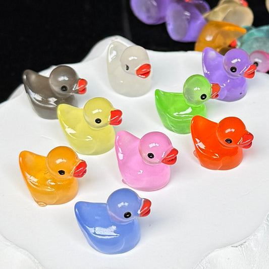 Luminous Duck Mini Figurine (glow in dark)