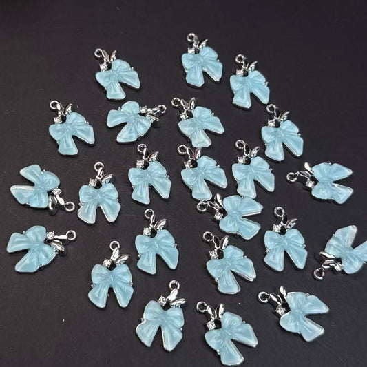 Bow Tie Pendant/Charm 13*17mm Alloy Accessories