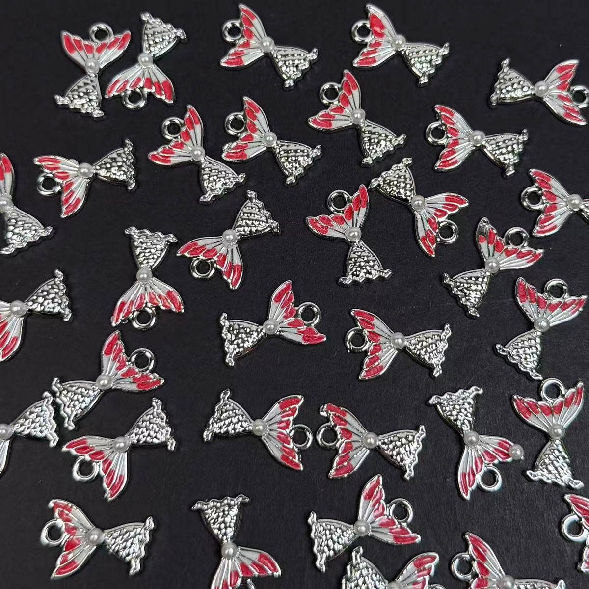 Fish Tail Pendant/Charm 13.5*14.5mm Alloy Accessories ACJF176-179