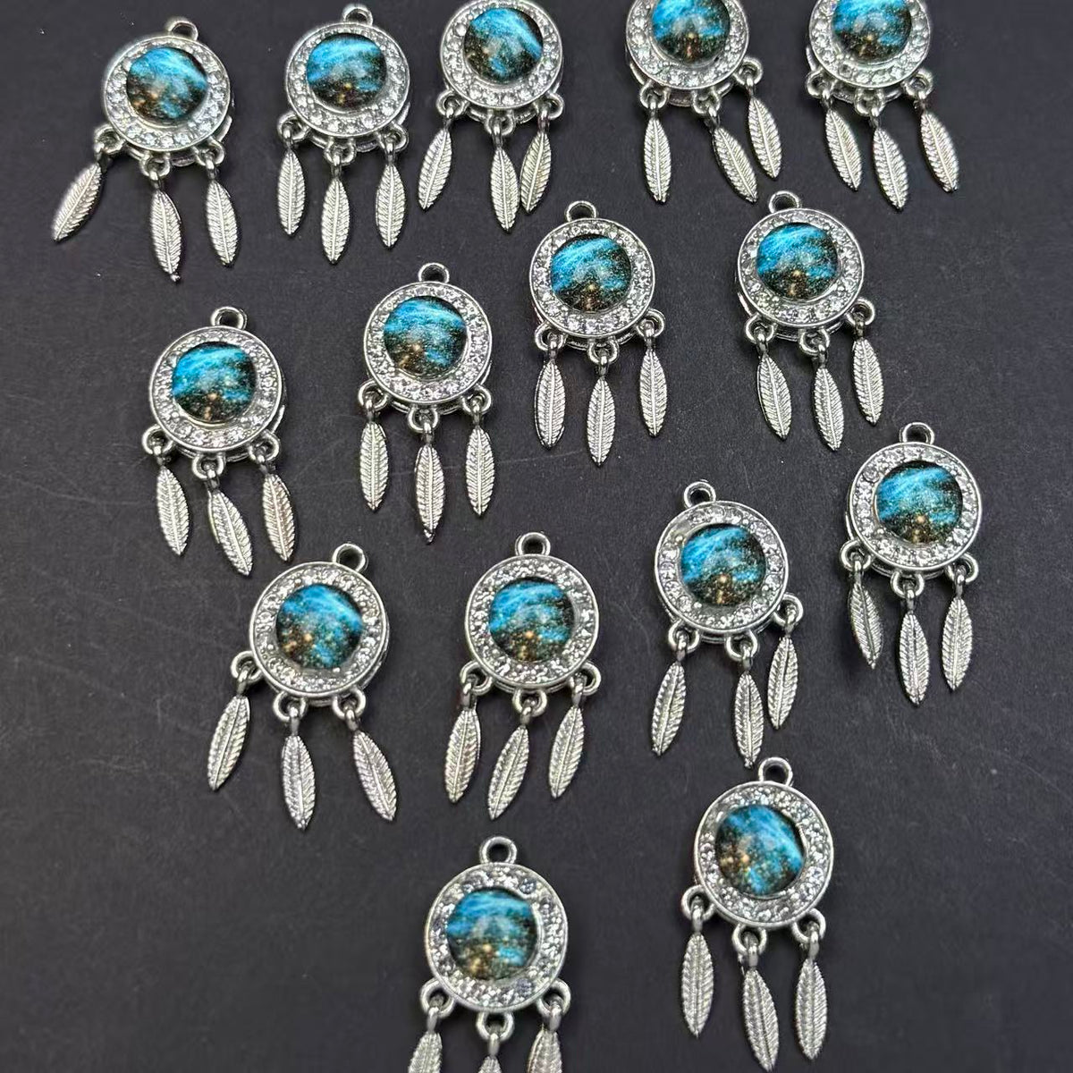Dream Catcher Pendant/Charm 13*24mm Alloy Accessories ACJF55