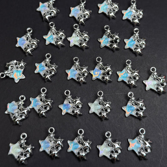 Star Pendant 15*15.5mm Alloy Accessories ACJF130