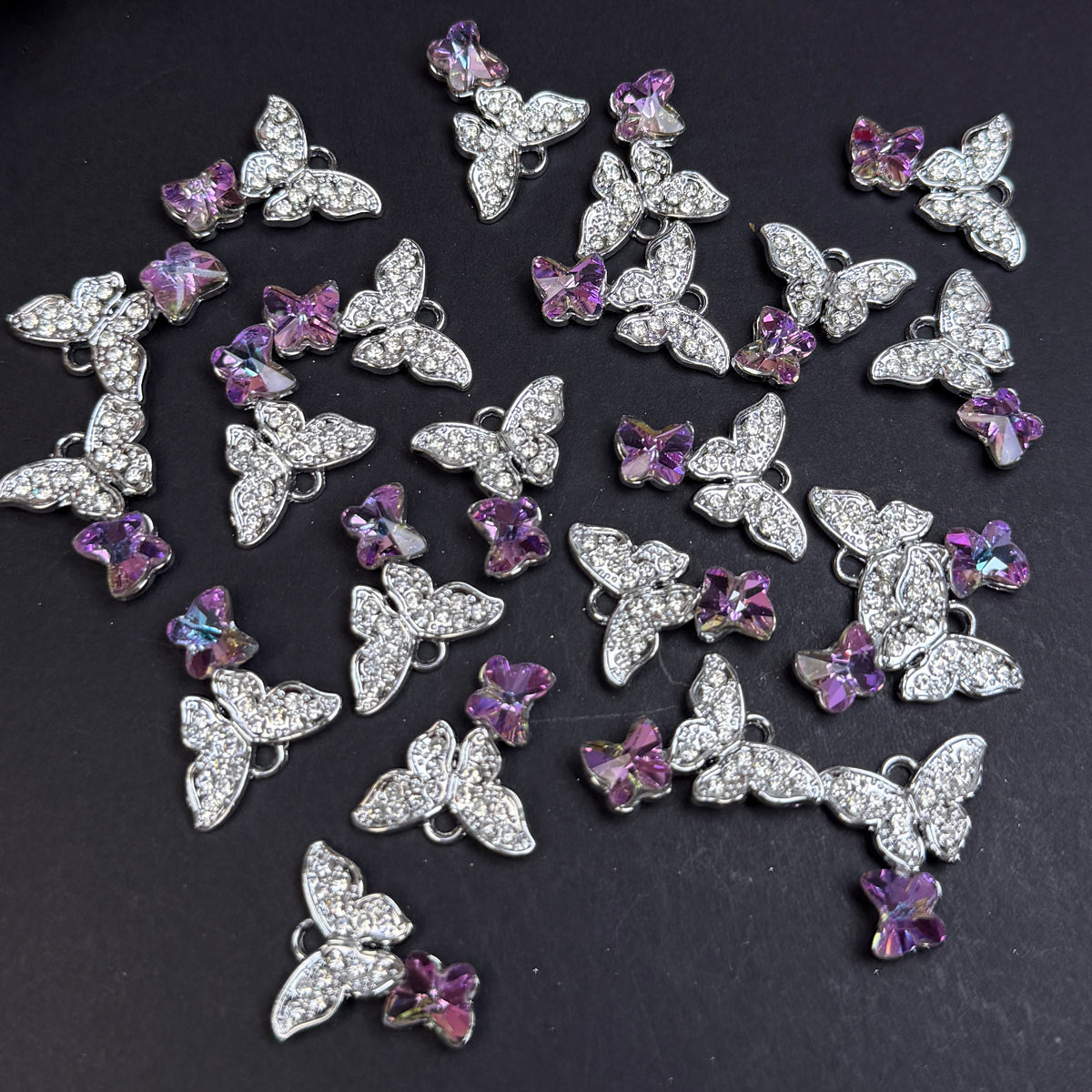 Butterfly Pendant/Charm 16*19mm Alloy Accessories