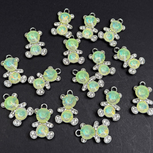 Bear Pendant/Charm 14*17mm Alloy Accessories