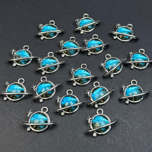 Earth Pendant/Charm 19*12mm Alloy Accessories ACJF60