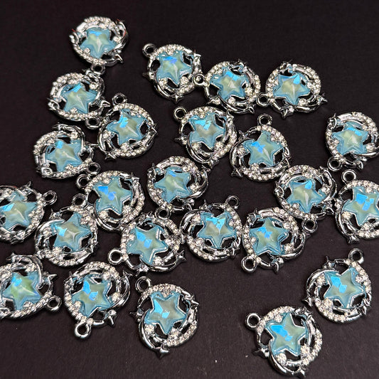 Star Pendant/Charm 16mm Alloy Accessories