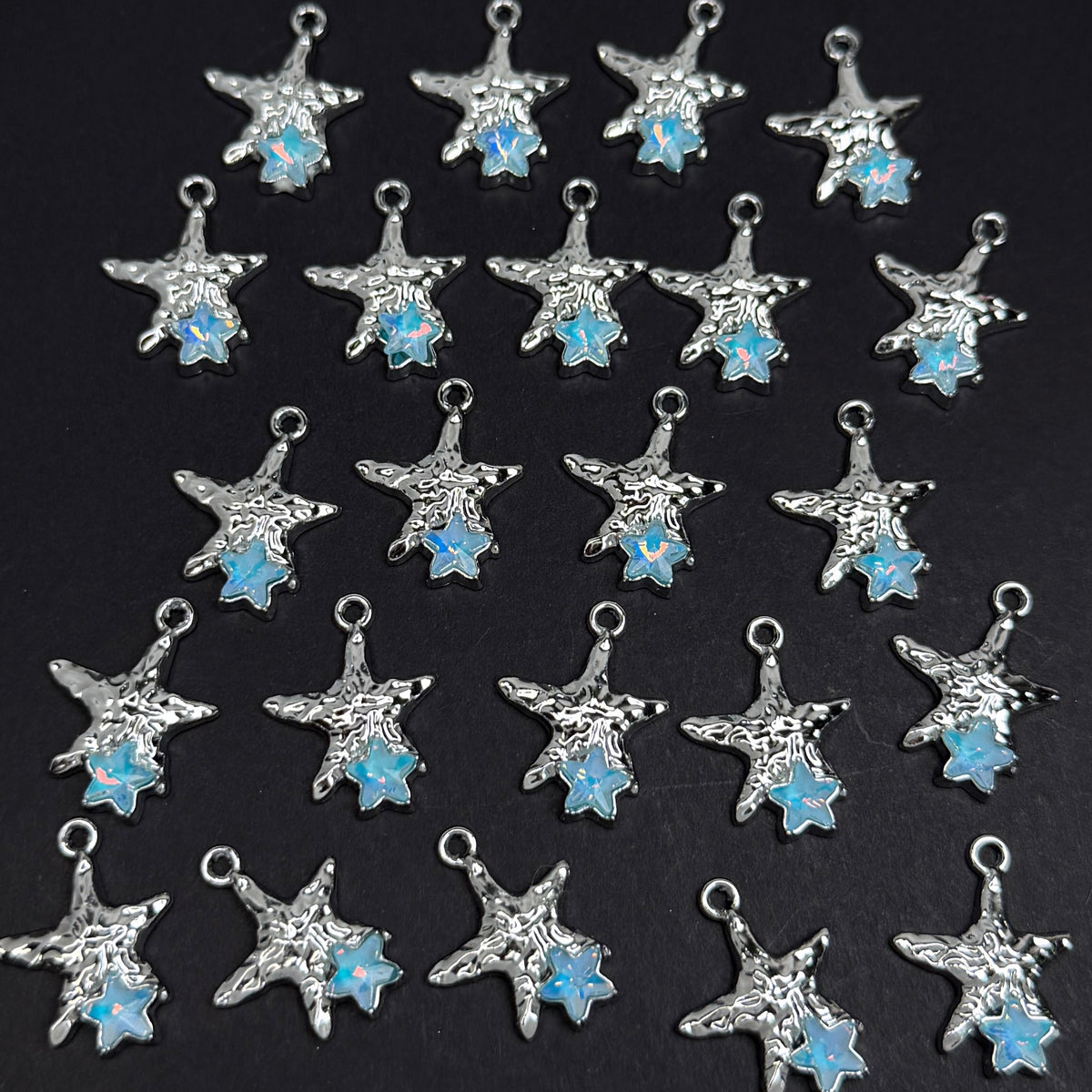 Star 15.5*17.5mm Alloy Accessories ACJF157-160