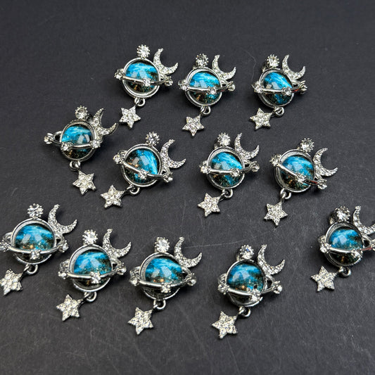 Sun & Moon & Star Pendant/Charm 17*26mm Alloy Accessories ACJF62