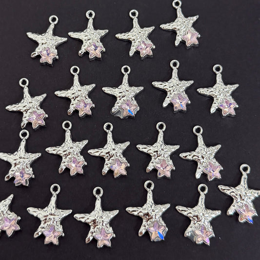 Star 15.5*17.5mm Alloy Accessories ACJF157-160