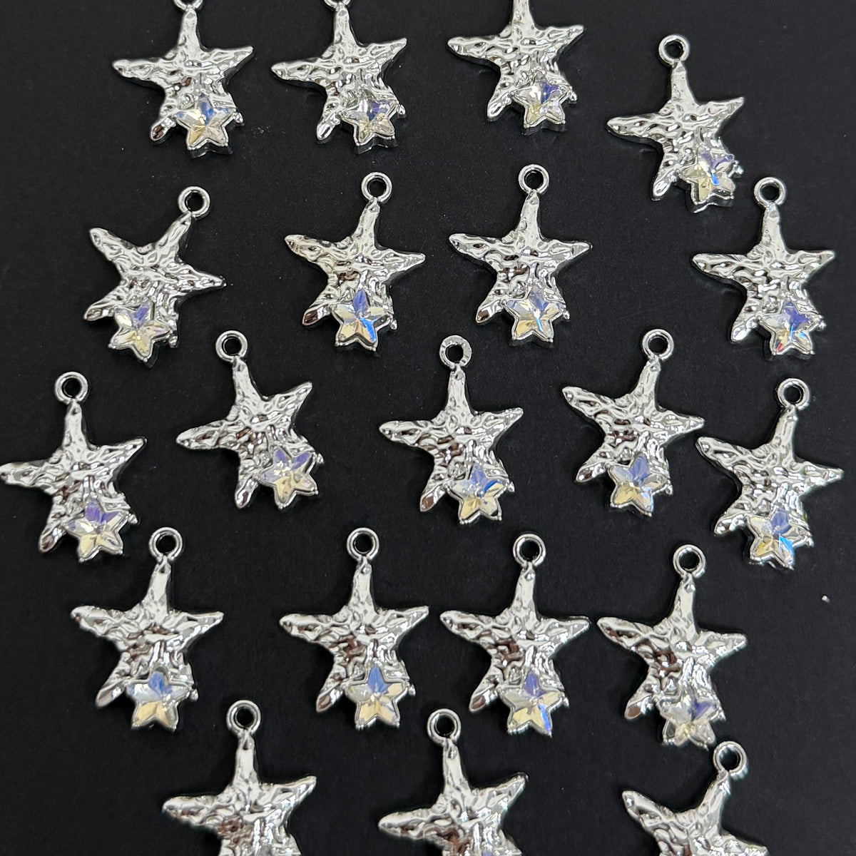 Star 15.5*17.5mm Alloy Accessories ACJF157-160