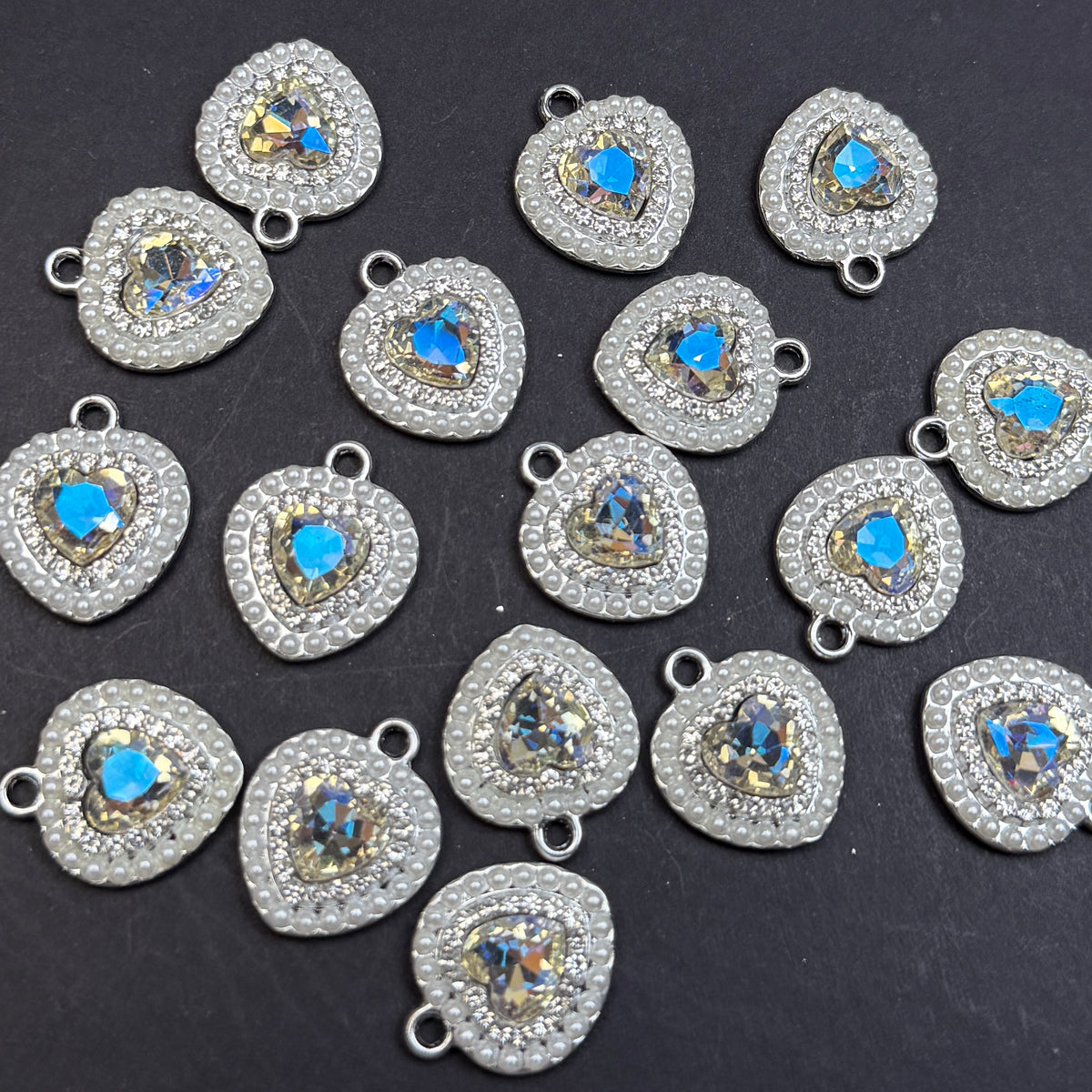 Heart Pendant/Charm 17mm Alloy Accessories