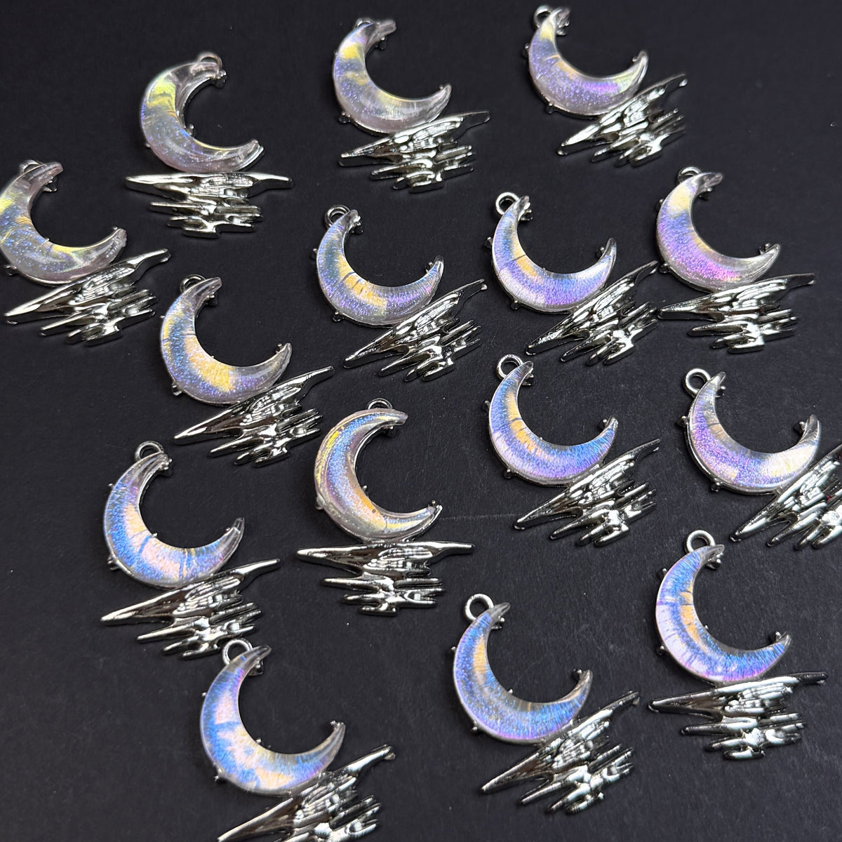 Moon Pendant/Charm 20*24mm Alloy Accessories