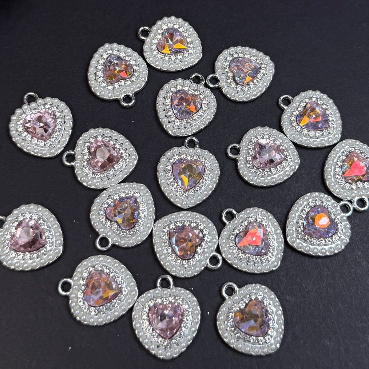 Heart Pendant/Charm 17mm Alloy Accessories