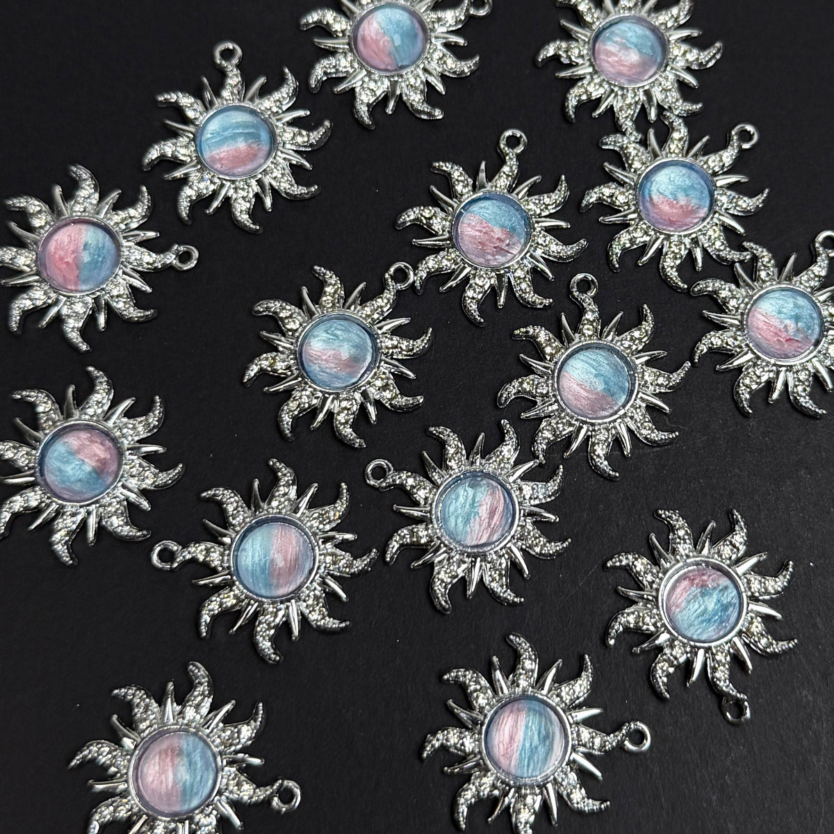 Sun Pendant 22mm Alloy Accessories ACJF151-153