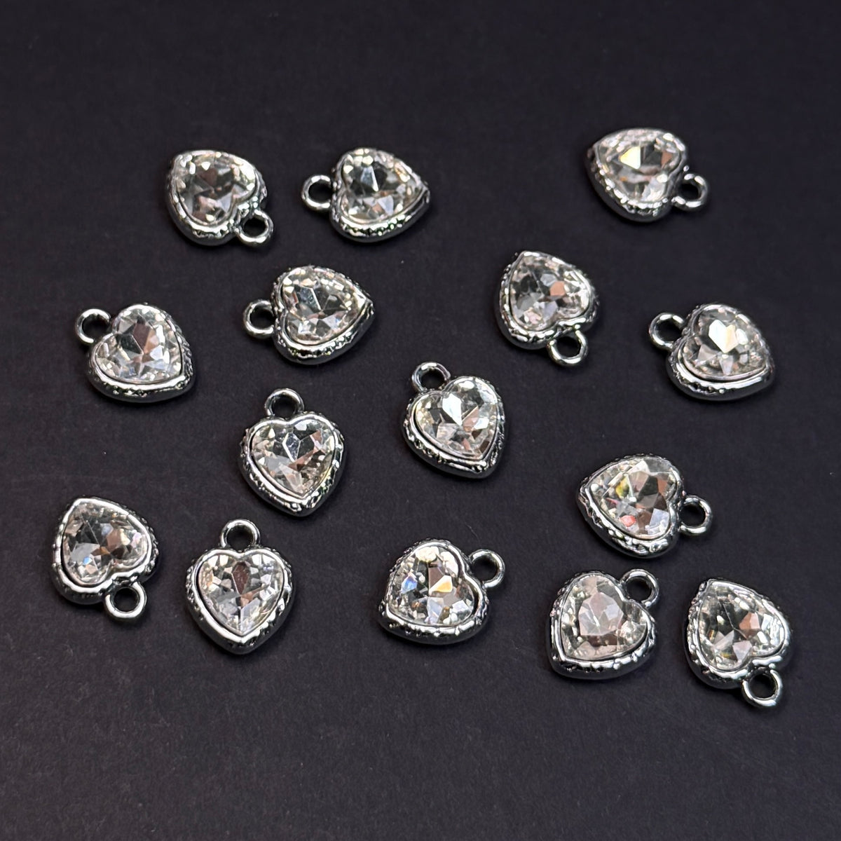 Heart Pendant/Charm 11mm Alloy Accessories