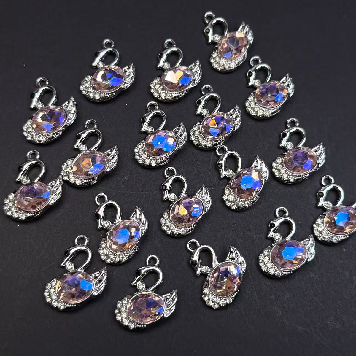 Swan Pendant/Charm 18mm Alloy Accessories
