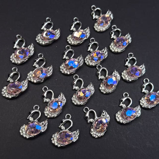 Swan Pendant/Charm 18mm Alloy Accessories