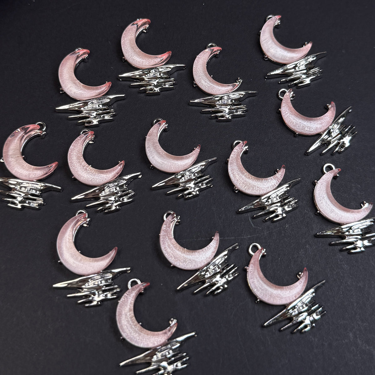 Moon Pendant/Charm 20*24mm Alloy Accessories