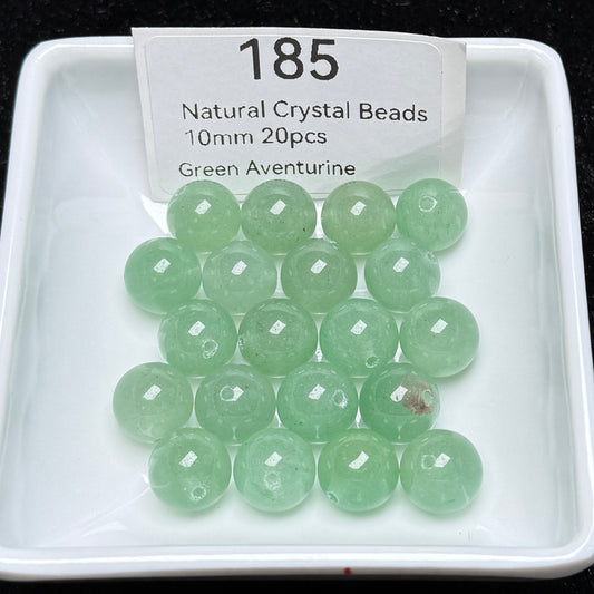 185 Green Aventurine
Natural Crystal Beads10mm 20pcs