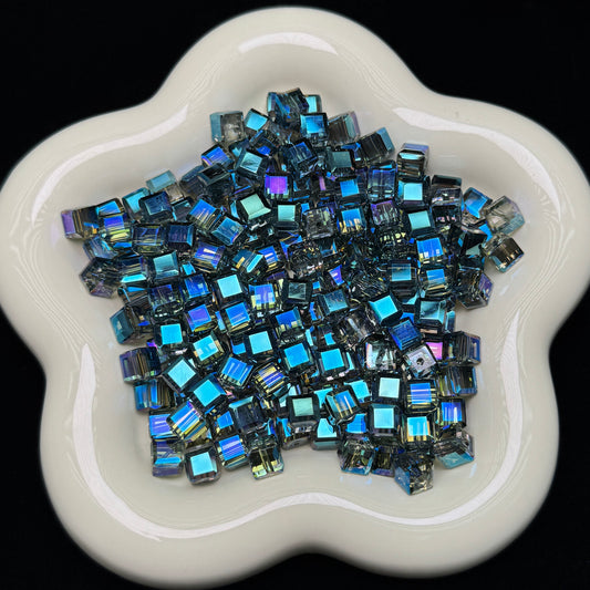 Cube Glass Bead 200pcs