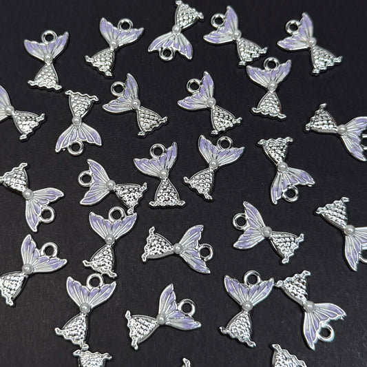 Fish Tail Pendant/Charm 13.5*14.5mm Alloy Accessories ACJF176-179