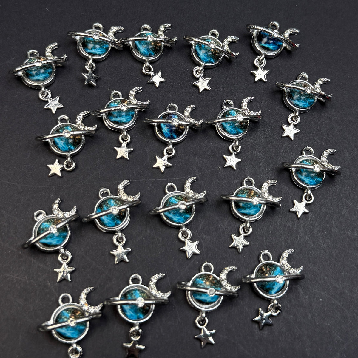 Sun & Moon & Star Pendant/Charm 16*18mm Alloy Accessories ACJF59