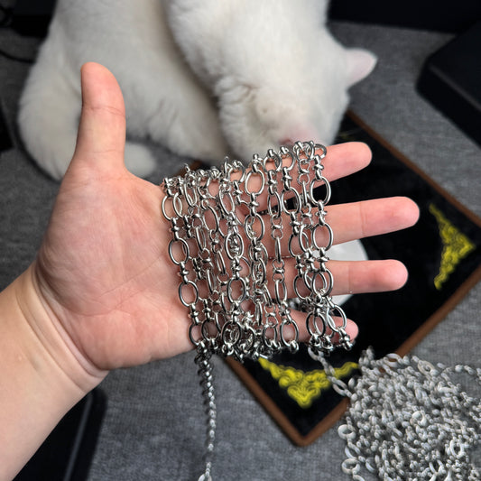 Rolo stainless steel chain