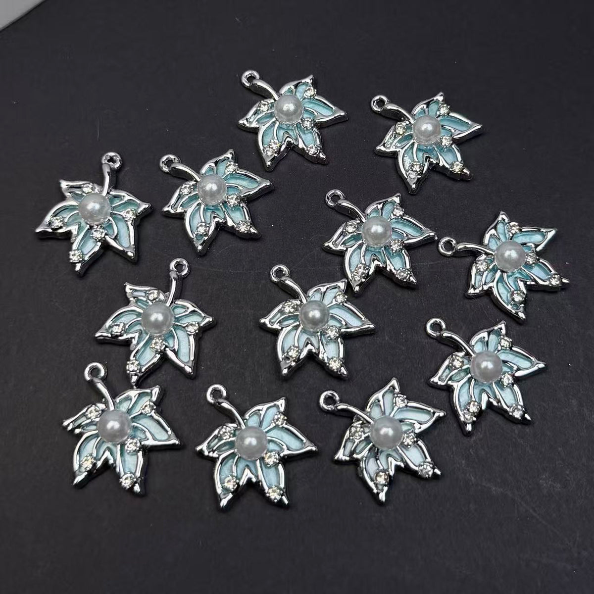 Maple Leaf Pendant/Charm 20*23mm Alloy Accessories