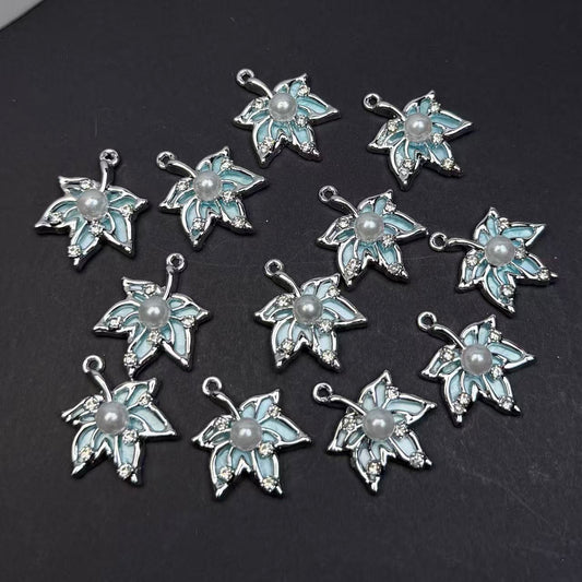 Maple Leaf Pendant/Charm 20*23mm Alloy Accessories