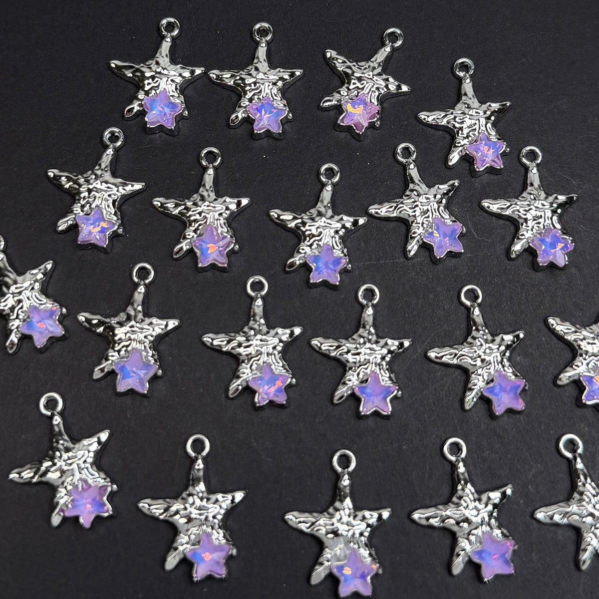 Star 15.5*17.5mm Alloy Accessories ACJF157-160