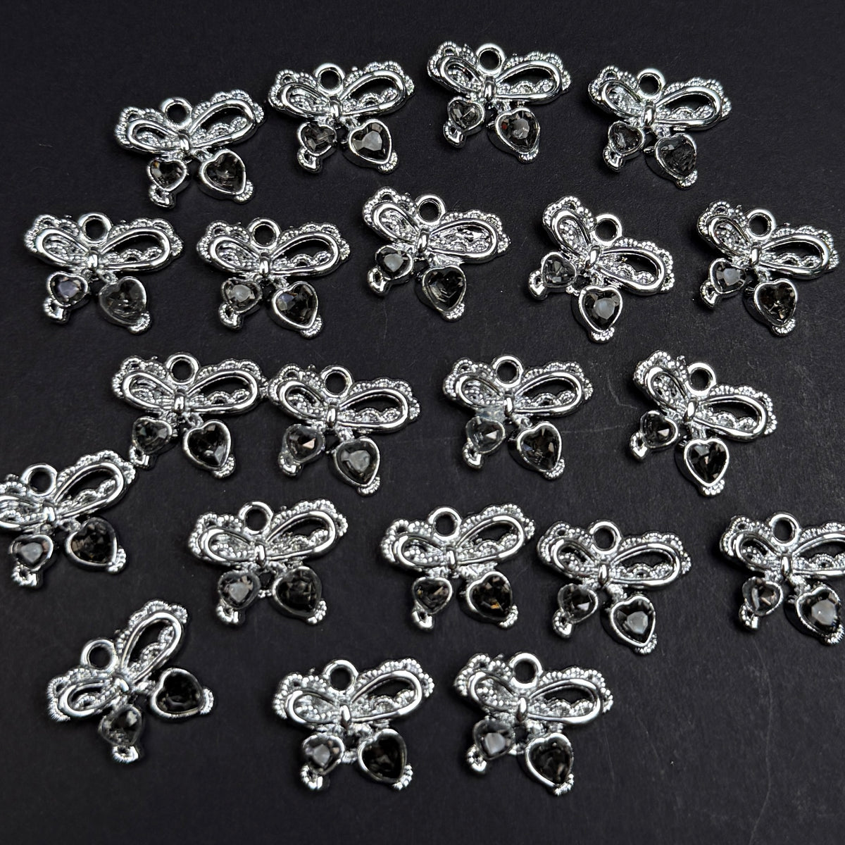Cherry Bowtie Pendant 17*13mm Alloy Accessories ACJF119-120