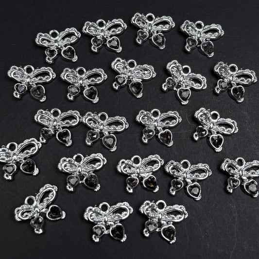 Cherry Bowtie Pendant 17*13mm Alloy Accessories ACJF119-120